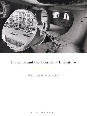 cover image of Blanchot and the Outside of Literature